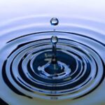 Water drop representing peace to reflect meditation for meditation voiceover